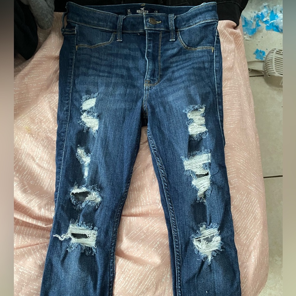 Hollister High Rise Jean Legging ripped